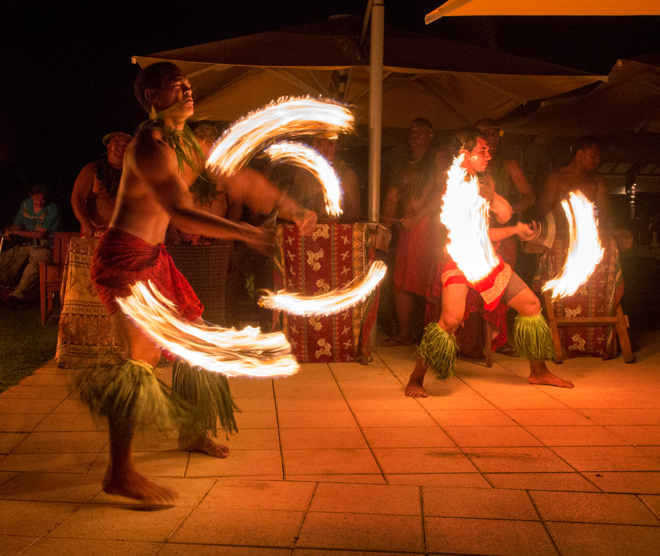 Samoan fire dance