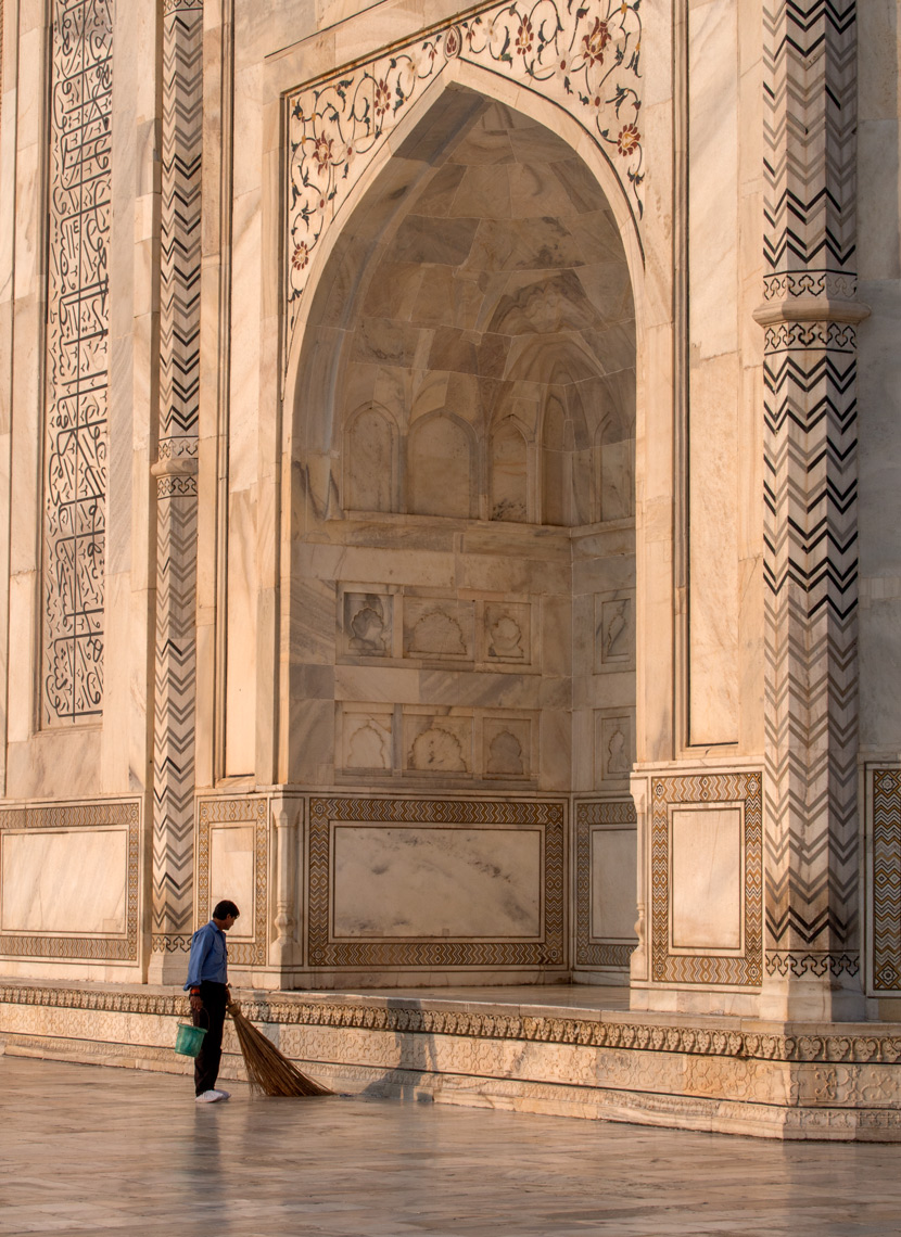 Taj Mahal cleaner