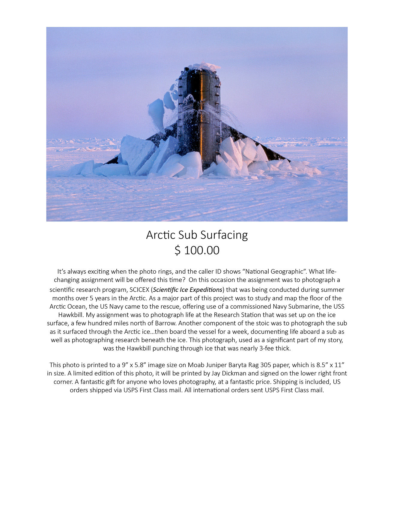 Arctic Sub Surfacing